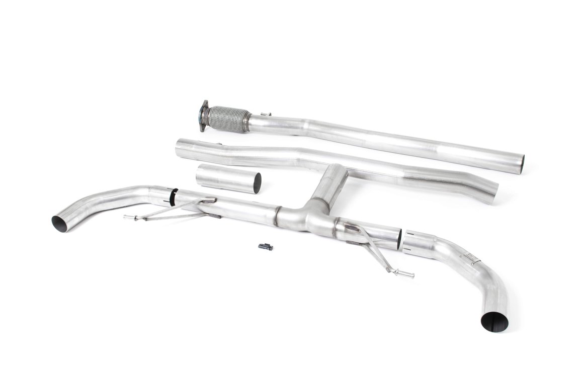 Mercedes A35 AMG W177 Hatch (GPF Models) – Non-Valved Cat-Back Race Exhaust System (Louder) with GPF Delete (Uses OE Trims)