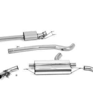 Mercedes A45/A45S AMG W177 Hatch – resonado sistema de escape desde GPF – usa colas OE