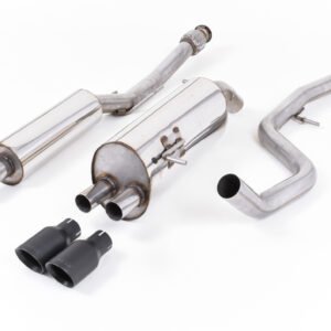 Peugeot 208 GTi – Resonated (Quieter) Cat-Back Exhaust System with Cerakote Black Trims