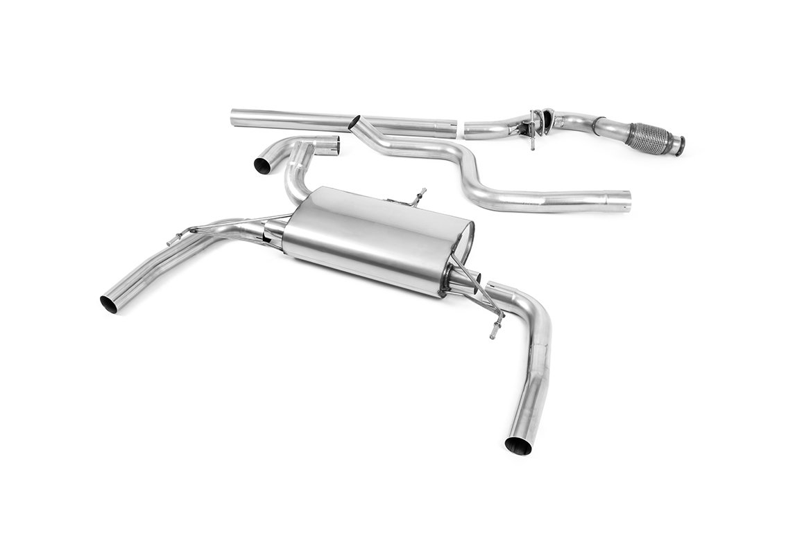 Peugeot 308 GTi 270 (Non GPF Models) – Non-Resonated (Louder) Cat-Back Exhaust System – Uses OE Trims