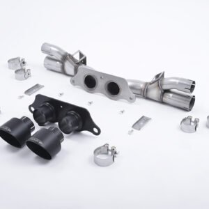 Porsche 991.1/991.2 GT3 & GT3 RS – Cat-Back Exhaust System with Cerakote Black GT-100 Trims