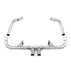 Porsche 718 GTS 2.5T (Boxter/Cayman) – Particulate Filter Back Exhaust with Rear Silencer Delete & Carbon JET-100 Trims
