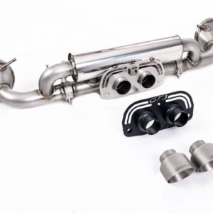 Porsche 992.1 GT3 – silencioso trasero(s) con colas GT-100 de titanio cepillado
