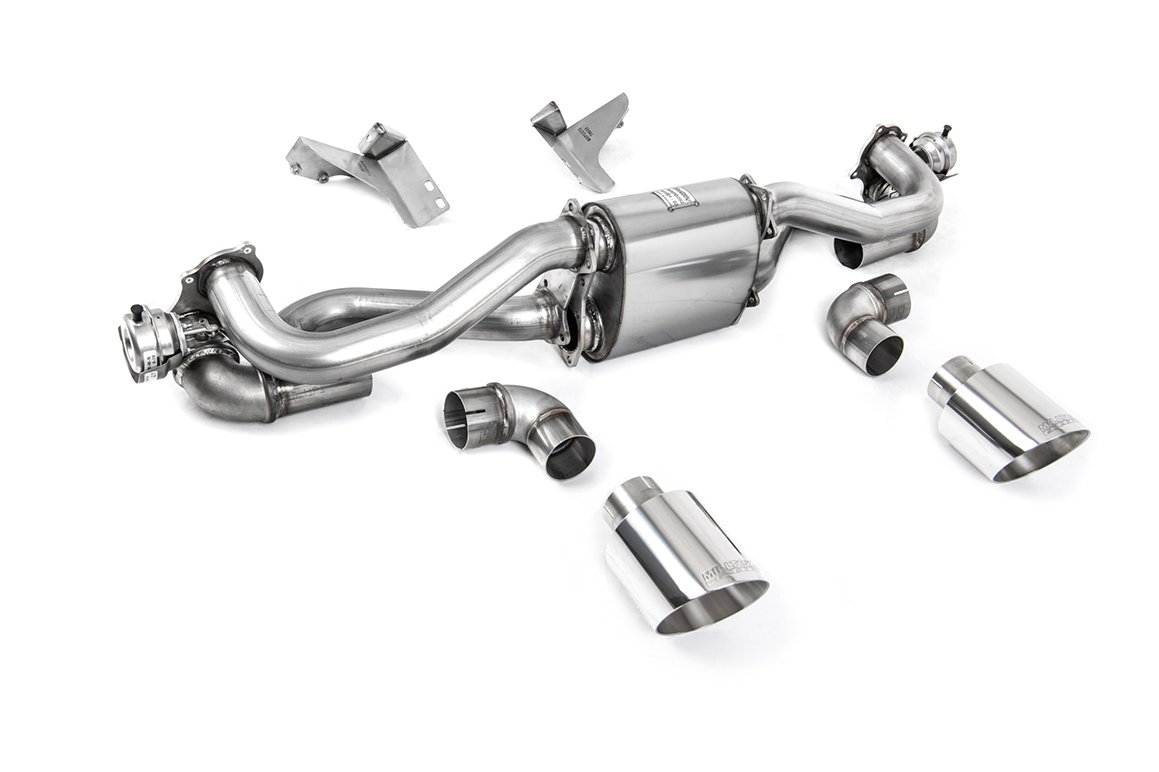 Porsche 718 GTS/GT4 4.0 Boxter/Cayman (GPF PDK modelos) – desde filtro de partículas con colas pulidas