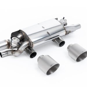 Porsche 991.2 3.0 T/S/GTS – Rear Silencer with Brushed Titanium Tips