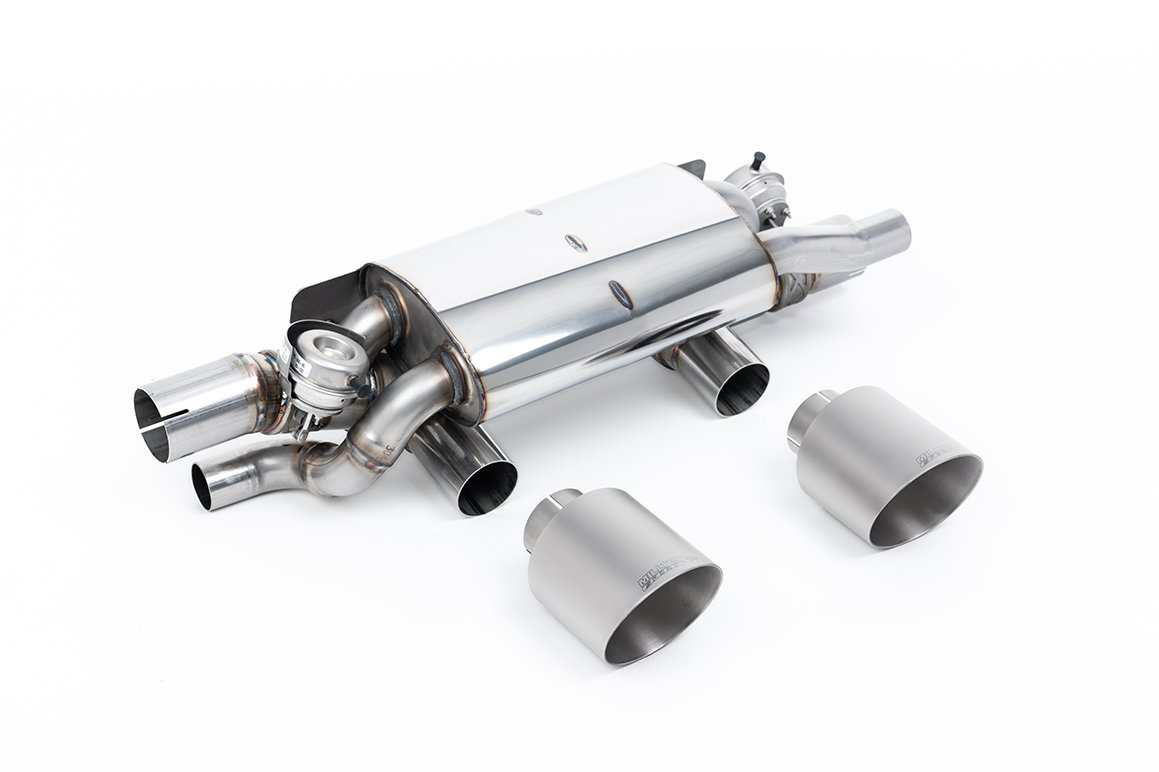 Porsche 991.2 3.0 T/S/GTS – Rear Silencer with Brushed Titanium Tips