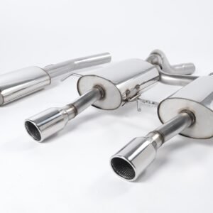 Renault Clio 182 2.0 16V – Resonated (Quieter) Cat-Back Exhaust System with Dual Polished Trims