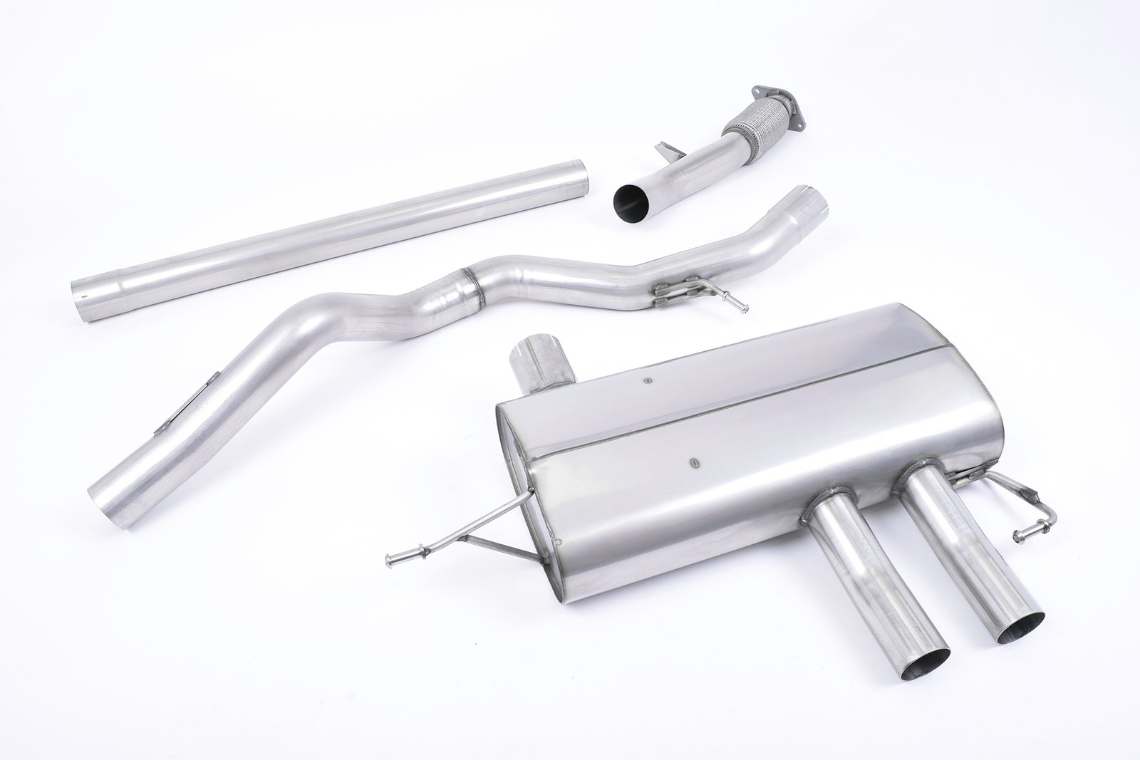 Renault Megane Renaultsport 280 (modelos sin GPF) – no resonado sistema de escape cat-back – usa colas OE