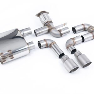 Alpine A110S 1.8TCe (S Models) – Cat-back with Brushed Titanium GT-90 Tips