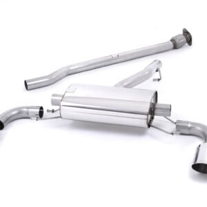 Toyota GT86/Subaru BRZ – Non-Resonated (Louder) Secondary Cat-Back Exhaust System with Polished GT-115 Trims