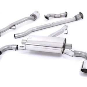 Toyota GT86/Subaru BRZ – Non-Resonated (Louder) Primary Cat-Back Exhaust System with Polished GT-115 Trims