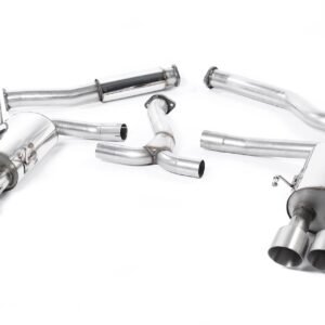 Subraru Impreza WRX y STi (2014 – 2021) – Escape cat-back resonado (sonido más discreto) con MSUB169 Connector y salidas GT-100 de titanio