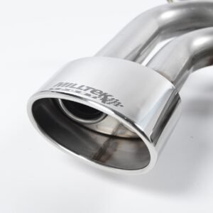 Seat Leon Cupra 2.0T FSI – Resonated (Quieter) Cat-Back Exhaust System with Single Polished Oval Tip