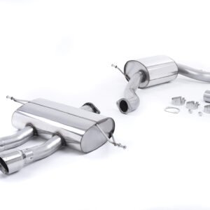 Seat Leon Cupra R 2.0 TSI 265ps – Resonated (Quieter) Cat-Back Exhaust System with Polished GT100 Tips