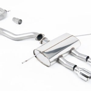 Seat Leon Cupra R 2.0 TSI 265ps – Non-Resonated (Louder) Cat-Back Exhaust System with Dual Polished GT100 Tips