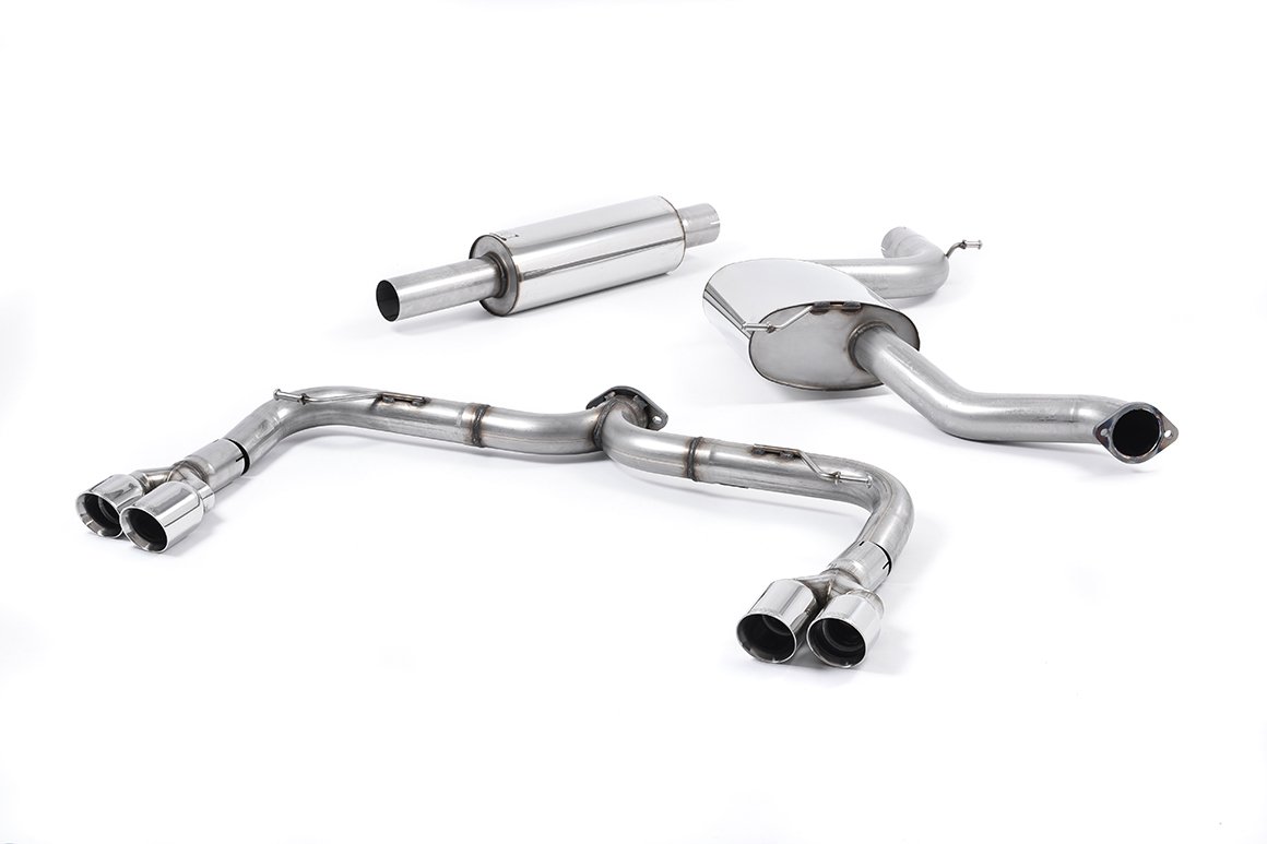 Seat Leon Cupra 280/290 (Non GPF Models) – Cat-Back Exhaust System (Louder) with Quad Polished Round Tips