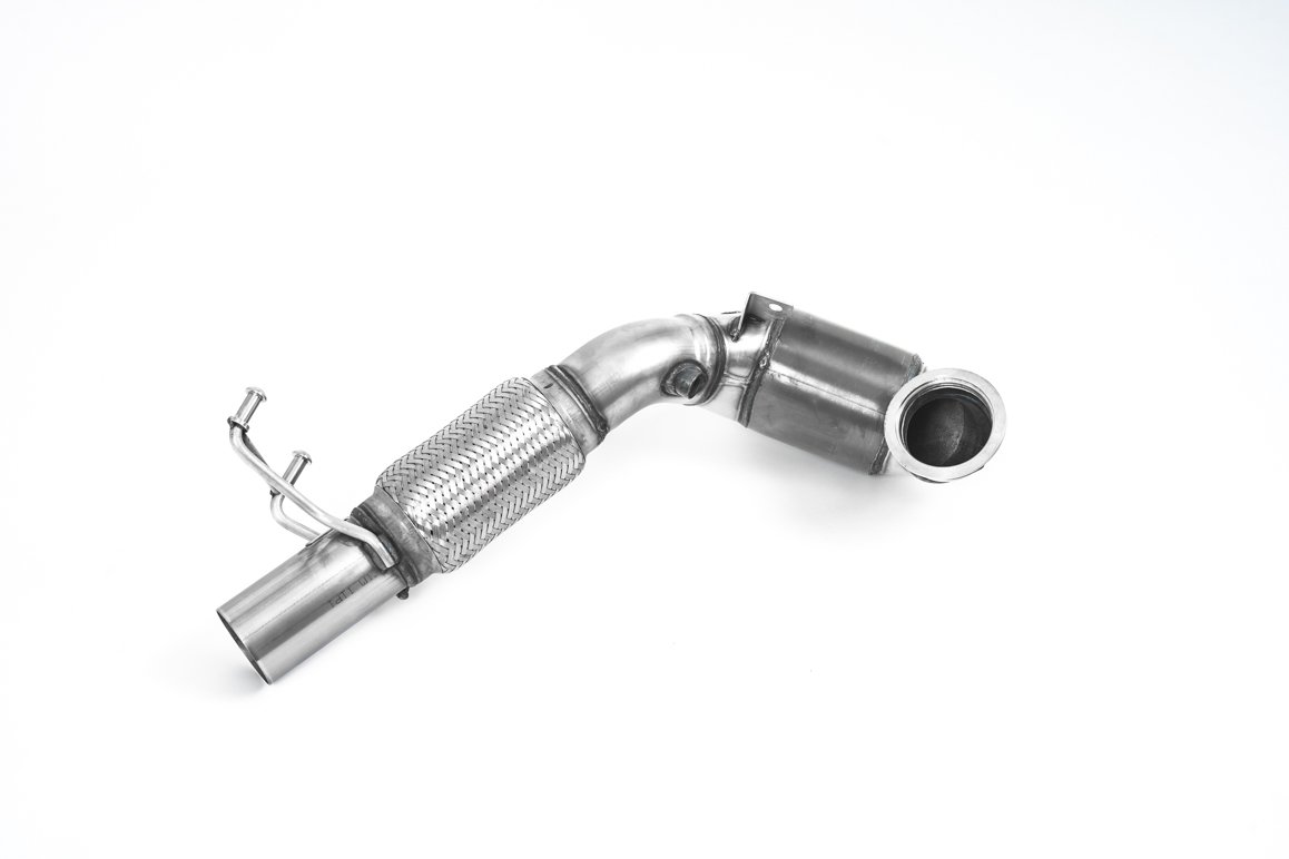Large Bore Downpipe with Hi-Flow Sports Catalyst – For Milltek Cat-Back (Seat/VW)