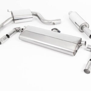 Seat Leon Cupra 300 2.0 TSI (Non GPF Models) – Resonated (Quieter) Cat-Back Exhaust System with Polished Oval Tips