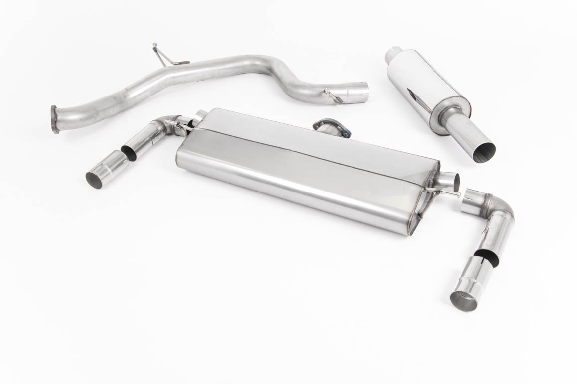 Seat Leon Cupra 300 2.0 TSI (Non GPF Models) – Road+ Cat-Back Exhaust System with Polished Oval Tips