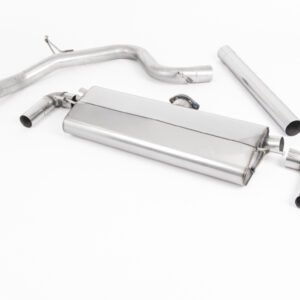 Seat Leon Cupra 290 (GPF Models) – Non-Resonated (Louder) Cat-Back Exhaust System with Dual Oval Cerakote Black Tips