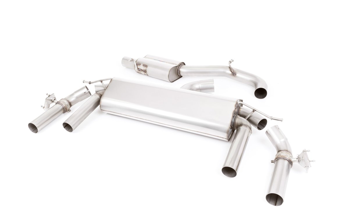 Seat Ateca Cupra 300 4Drive (GPF Models) – Resonated (Quieter) GPF/OPF-Back Exhaust System with JET-100 Carbon Trims