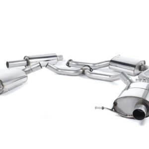 Skoda Octavia vRS 2.0 TSI 220/230/245ps – Resonated (Quieter) Cat-Back Exhaust System – Uses OE Tips