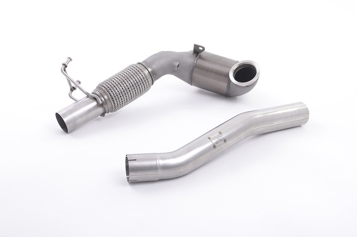 Seat Leon ST Cupra y Skoda vRS 2.0 TSI – Downpipe fundido de acero inoxidable con catalizador Race (para Milltek cat-back)