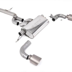 Toyota Supra A90 2.0 B48 (UK/Euro Spec Vehicles) – GPF/OPF Back Exhaust System with GT-115 Brushed Titanium Trims