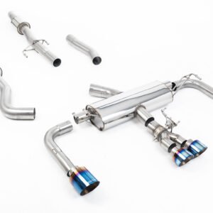 Toyota GR Corolla 1.6 Turbo – 3′ Resonated Primary Cat Back with Burnt Titanium GT Tips