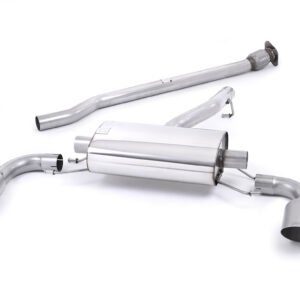 Toyota GR86 – Non-Resonated (Louder) Cat Back with Brushed Titanium Tips