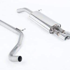 VW Polo GTI 1.8T – Non-Resonated (Louder) Cat-Back Exhaust System with Twin JET Trims