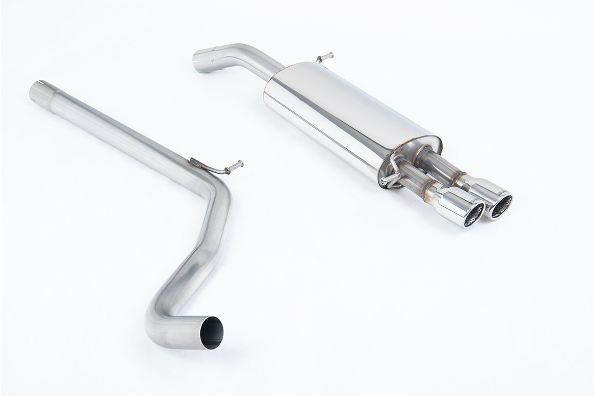 VW Polo GTI 1.8T – Non-Resonated (Louder) Cat-Back Exhaust System with Twin JET Trims