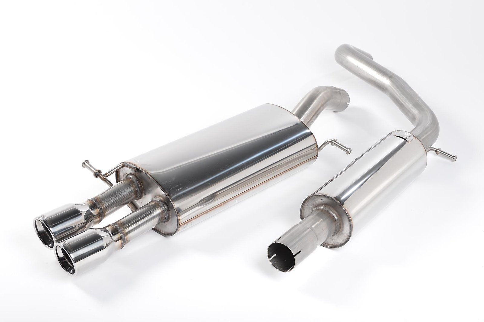 VW Polo GTI 1.8T – Resonated (Quieter) Cat-Back Exhaust System with Twin JET Trims