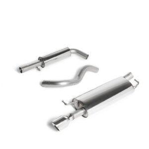 VW Golf MK4 337 Anniversary 180bhp – Resonated (Quieter) Cat-Back Exhaust System with Single GT100 Tip