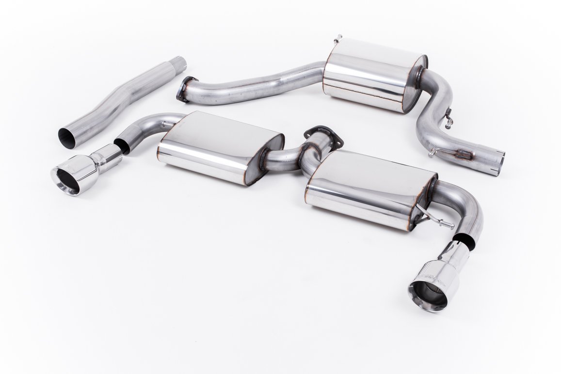 VW Scirocco R – resonado sistema de escape cat-back