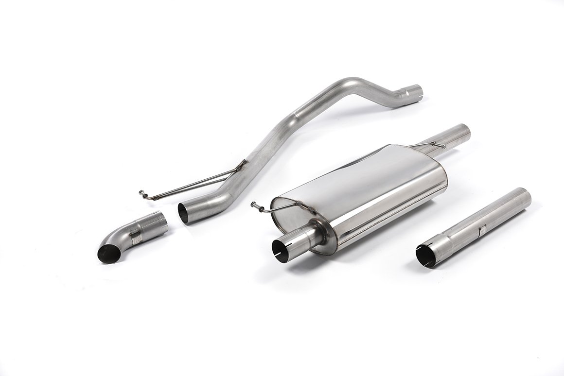 VW T5/T6 LWB – resonado (más discreto) sistema de escape desde DPF con salida discreta