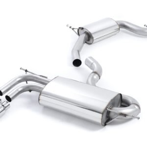 Audi A3/Golf GTI MK5 2.0T – Resonated (Quieter) Cat-Back Exhaust System with Smaller Volume Rear Silencer & Polished Trims