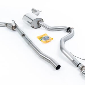 VW Jetta MK6 GLI 2.0T TSI – resonado sistema de escape turbo-back con supresor de catalizador