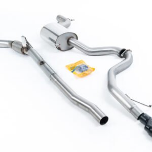 VW Jetta MK6 GLI 2.0T TSI – resonado sistema de escape turbo-back con supresor de catalizador