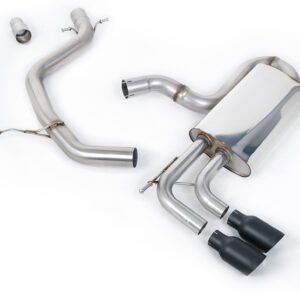 VW Golf Mk6 GT 1.4 TSI 160PS – Non-Resonated (Louder) Cat-Back Exhaust System with Cerakote Black Tips