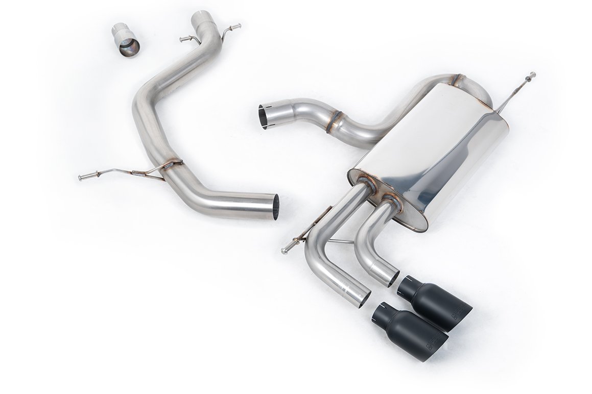 VW Golf Mk6 GT 1.4 TSI 160PS – Non-Resonated (Louder) Cat-Back Exhaust System with Cerakote Black Tips