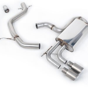 VW Golf Mk6 GT 1.4 TSI 160PS – Non-Resonated (Louder) Cat-Back Exhaust System with Titanium Tips