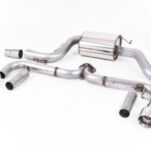 VW Beetle 2.0 TSI (A5 Chassis) – no resonado (más sonido) sistema de escape cat-back con colas pulidas