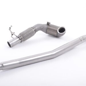 Stainless Steel Cast Downpipe with Race Cat – For OE Cat-Back (Audi/Seat/VW)