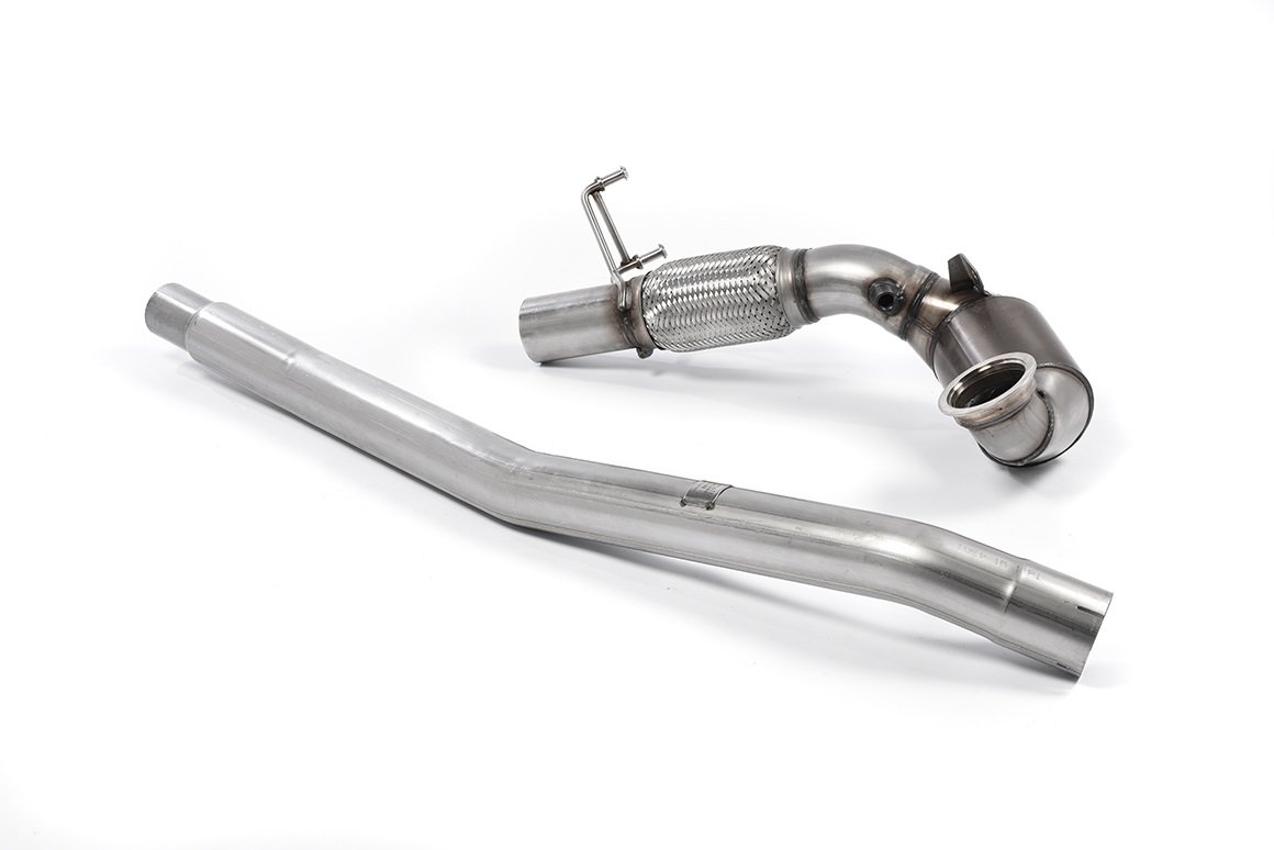 Stainless Steel Cast Downpipe with Race Cat (For OE Cat-Back) (Seat/VW)