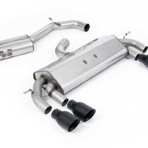 VW Golf R MK7 2.0 TSI (76.2mm sistemas) – resonado RACE (más discreto) sistema de escape cat-back