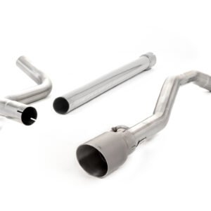 VW Up GTI 115ps & 1.0TSI 90ps – Non-Resonated (Louder) Cat-Back Exhaust System with GT-90 Titanium Trim