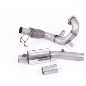 VW Polo GTI 2.0 TSI (AW – 5 Door/Pre Facelift/GPF Models) – Resonated (Quieter) Downpipe & De-Cat – For Milltek Cat-Back