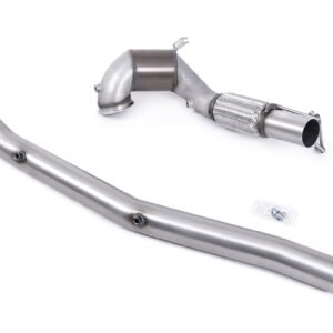 Downpipe de gran diámetro y catalizador deportivo de alto flujo – NO CEL – compatible con original cat-back (Golf Mk8 R/Audi S3 8Y)