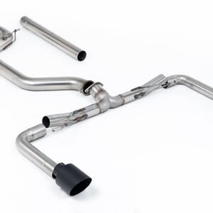 VW Golf GTI Mk8 – 80mm OPF/GPF Back System with Cerakote Trims (Race System – Loudest)
